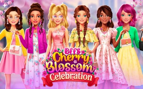 BFFs Cherry Blossom Celebration Dress Up Game
