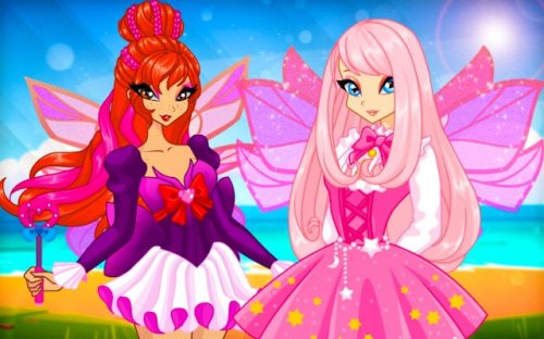 Fairies Heart Style Dress Up Game