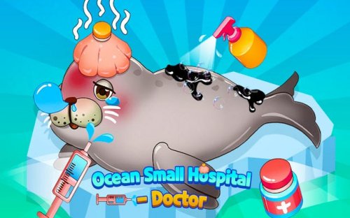 Ocean Small Hospital - Doctor! Animal Rescue Game