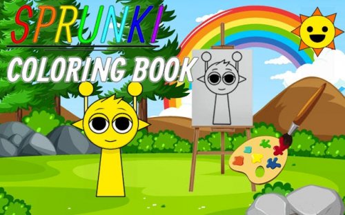 Sprunki Coloring Book: Free Online Art & Creativity Game