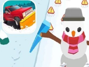 Snow Excavator Rescue Game Online Arcade Game