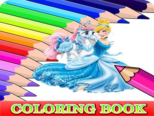 Cinderella Coloring Book Online Game