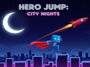 Hero Jump City Nights Online Arcade Game