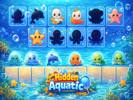 Hidden Aquatic Puzzle Game - Puzzle Game