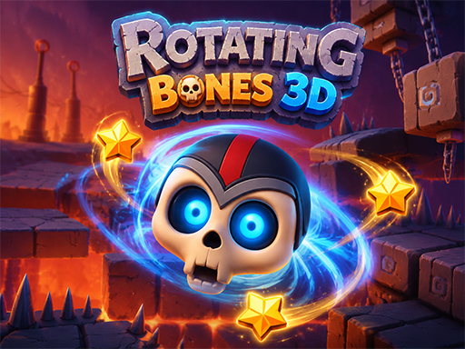 Rotating Bones 3D Puzzle Game - Gravity Puzzle Game