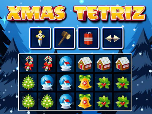 Xmas Tetriz Puzzle Game