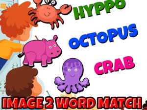 Image to Word Match Online Puzzle Game - Word Puzzle Game