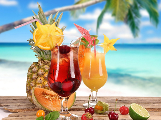 Summer Drinks Puzzle Game