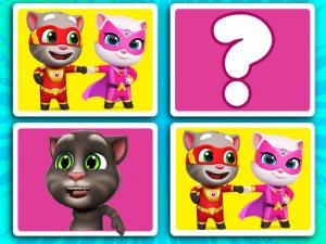Talking Tom Match Up Memory Game Puzzle Game