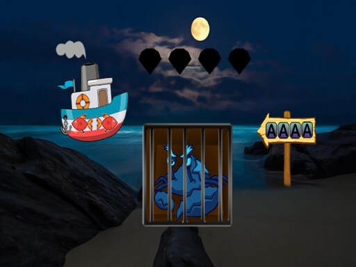 Rescue The Blue Crab Puzzle Game - Point and Click Adventure