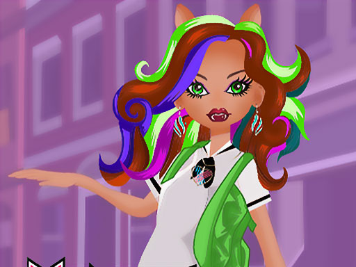 Monster High Schoolgirl Dress Up Game - Fashion Game