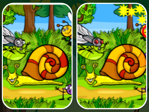 Insects Photo Differences Puzzle Game