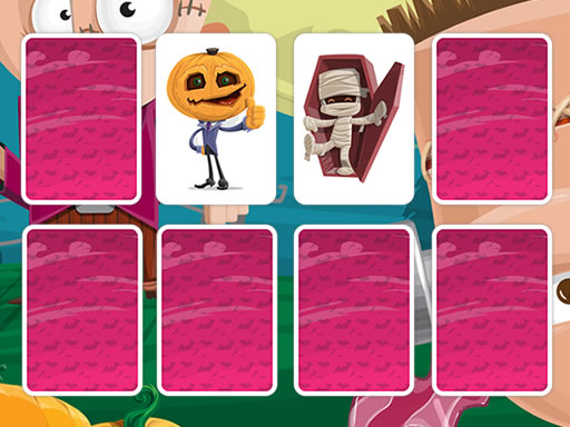 Fun Halloween Memory Online Puzzle Game