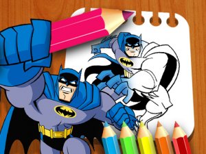 Batman Coloring Book Online Coloring Game