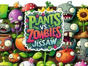 Plants vs Zombies Jigsaw Puzzle Game Online - Puzzle Game