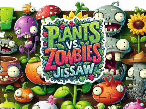 Plants vs Zombies Jigsaw Puzzle Game Online - Puzzle Game