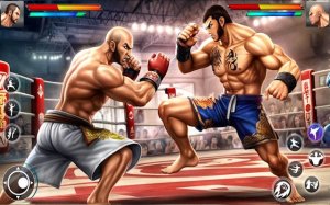 Bodybuilder Karate Fighting - Martial Arts Master