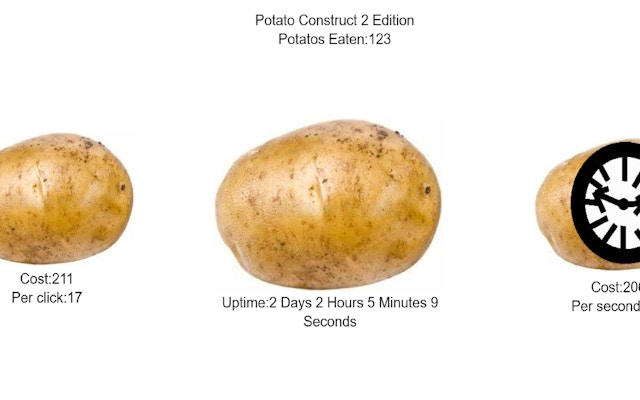 Potato Construct 2 Edition - Clicker Arcade Game