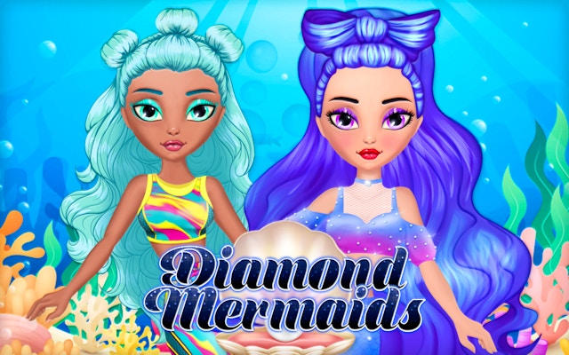Diamond Mermaids Dress Up Game