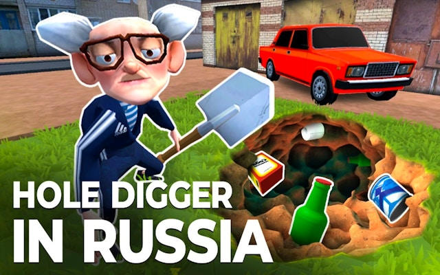 Hole Digger in Russia - Digging Simulator Game