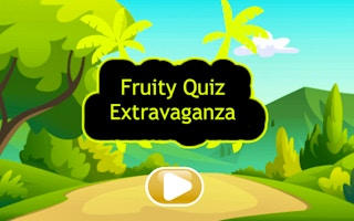 Fruity Quiz Extravaganza: Name the Fruit Game