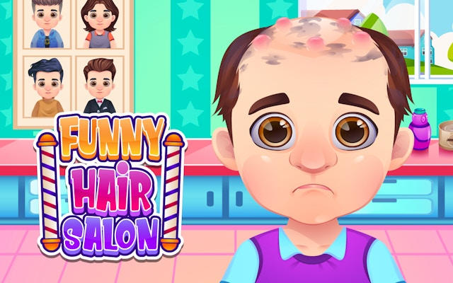 Funny Hair Salon - Hair Care & Makeover Game