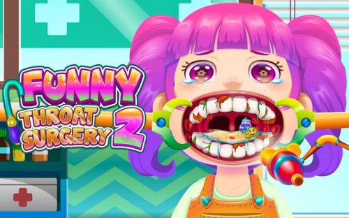 Funny Throat Surgery 2 - Doctor Simulator Game