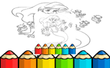 Kid Mermaids Coloring Game