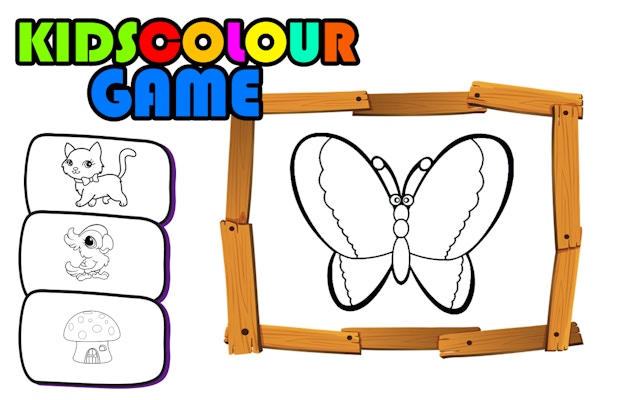 Kids Colour Game - Free Drawing & Coloring