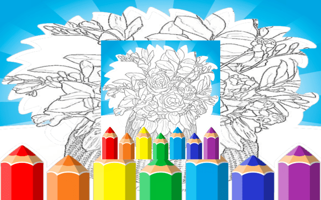 Printable Coloring Pages For Adults Flowers - Free Coloring Book Game