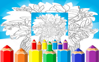Printable Coloring Pages For Adults Flowers - Free Coloring Book Game