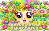 Spring Color Awakening: Digital Coloring Book