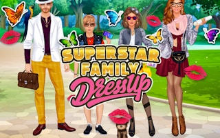 Superstar Family Dress Up & Makeover Game